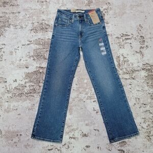 NWT Levi's Light Blue 725 Kick Bootcut Jeans Size 24x27